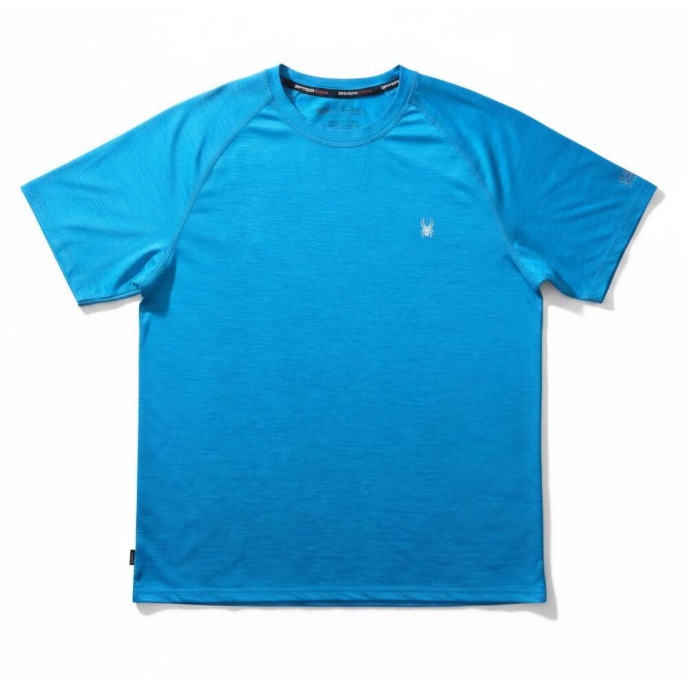 Spyder Swim Men's Blue Heather Rash Guard Shirt